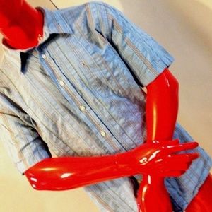 Tommy Hilfiger Shirt 80s 2 Ply Box Logo Summer Fun